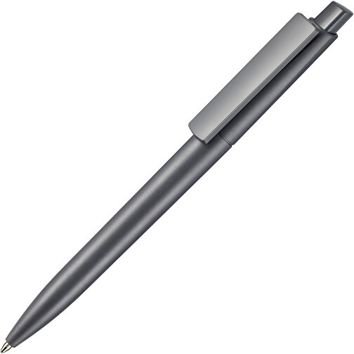 Kugelschreiber Crest , Ritter-Pen, dunkelgrau, ABS-Kunststoff, 14,90cm (Länge), Bild 2