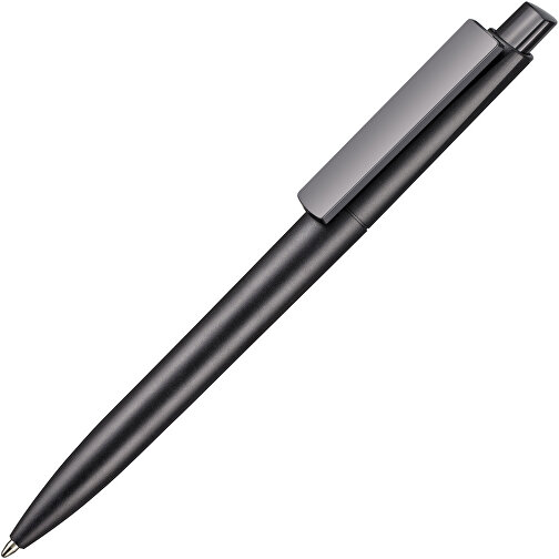 Kugelschreiber Crest , Ritter-Pen, schwarz, ABS-Kunststoff, 14,90cm (Länge), Bild 2