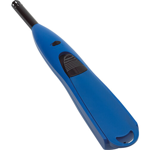 Stabfeuerzeug TEIDE , blau, Kunststoff / Stahl, 22,50cm x 2,40cm x 3,50cm (Länge x Höhe x Breite), Bild 1
