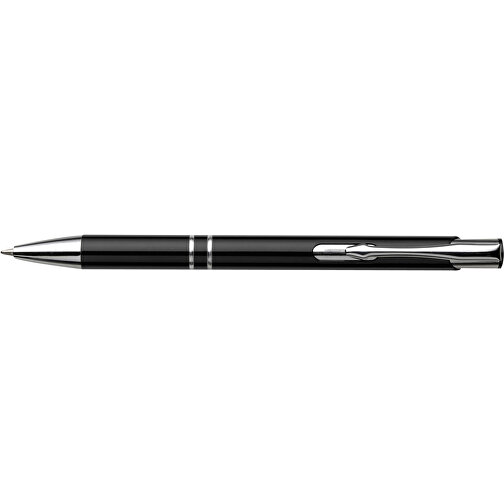 Kugelschreiber Aus Aluminium Albacete , schwarz, ABS, Aluminium, Plastik, Stahl, , Bild 3