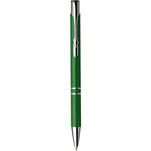 Kugelschreiber Aus Aluminium Albacete , hellgrün, ABS, Aluminium, Plastik, Stahl, , Bild 1