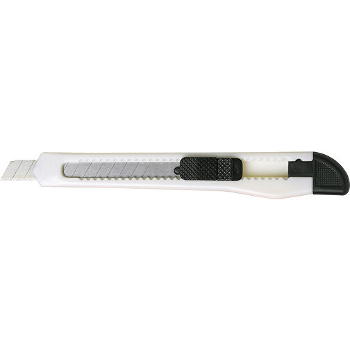 Cutter-Messer Eden , weiß, ABS, Plastik, Karbon stahl, POM, 12,70cm x 0,90cm x 1,60cm (Länge x Höhe x Breite), Bild 1