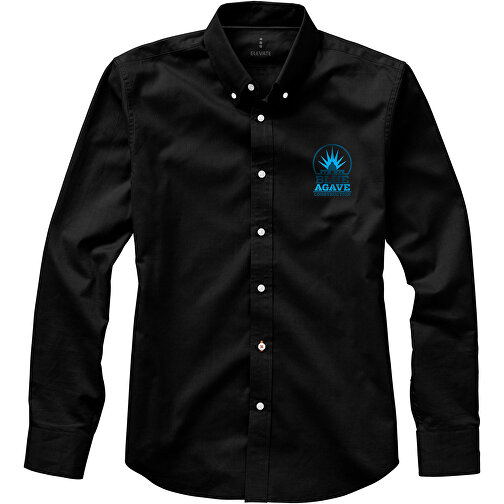 Vaillant Langärmliges Hemd , schwarz, Oxford-Gewebe 100% Baumwolle, 142 g/m2, L, , Bild 2