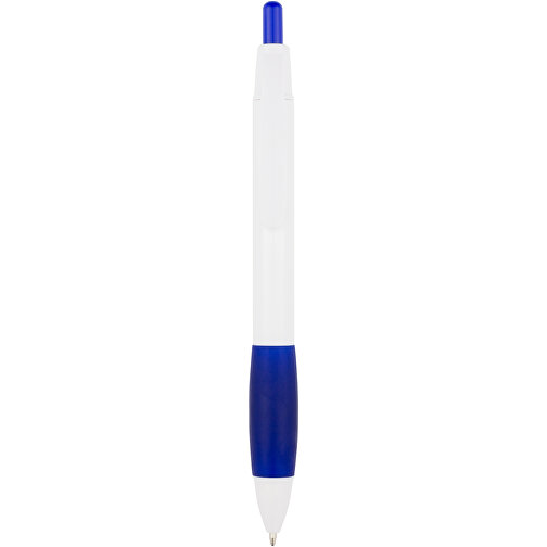 Kugelschreiber Kandi , Promo Effects, weiss / blau, Kunststoff, 14,10cm (Länge), Bild 2