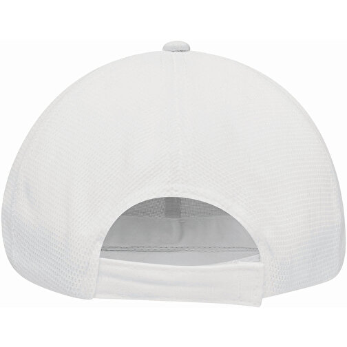 6-Panel-Cap PITCHER , weiß, 100% Polyester, 230 g/m², 1,00cm (Länge), Bild 4