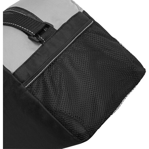 Sporttasche FITNESS , grau, schwarz, 300D Polyester, 45,00cm x 26,00cm x 19,00cm (Länge x Höhe x Breite), Bild 7