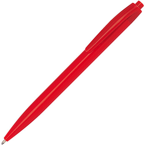 Kugelschreiber PLAIN , rot, Kunststoff, 13,80cm (Länge), Bild 2