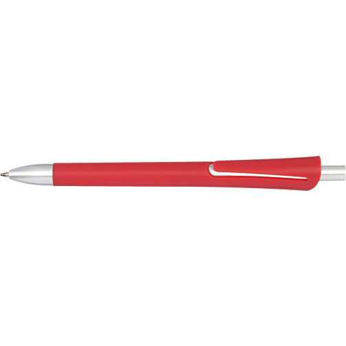 Kugelschreiber OREGON , rot, Kunststoff, 14,20cm (Länge), Bild 3