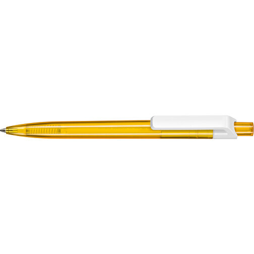 Kugelschreiber Insider Transparent S , Ritter-Pen, mango-gelb, ABS-Kunststoff, 14,20cm (Länge), Bild 3