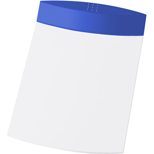 Klemmbrett DIN A4 'Gamma' , weiß, blau, PS, 37,50cm x 2,60cm x 23,40cm (Länge x Höhe x Breite), Bild 1