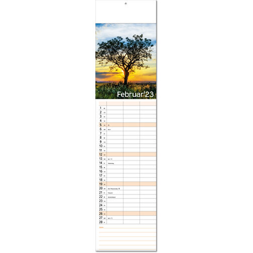 Bildkalender 'Auszeit' , Papier, 53,50cm x 13,00cm (Höhe x Breite), Bild 3