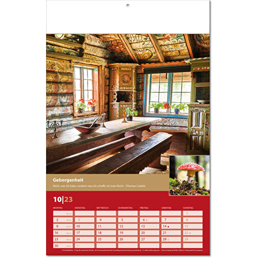 Kalender 'Landlaune' i formatet 24 x 37,5 cm, med foldede sider, Billede 11