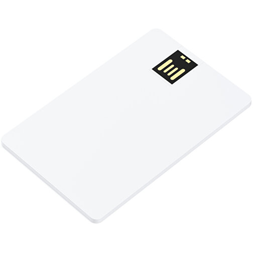 USB Stick CARD Swivel 2.0 4GB , Promo Effects MB , weiß MB , 4 GB , Aluminium MB , 3 - 10 MB/s MB , 8,45cm x 0,25cm x 52,50cm (Länge x Höhe x Breite), Bild 2