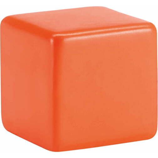 Squarax , orange, PU, 4,50cm x 4,50cm x 4,50cm (Länge x Höhe x Breite), Bild 1