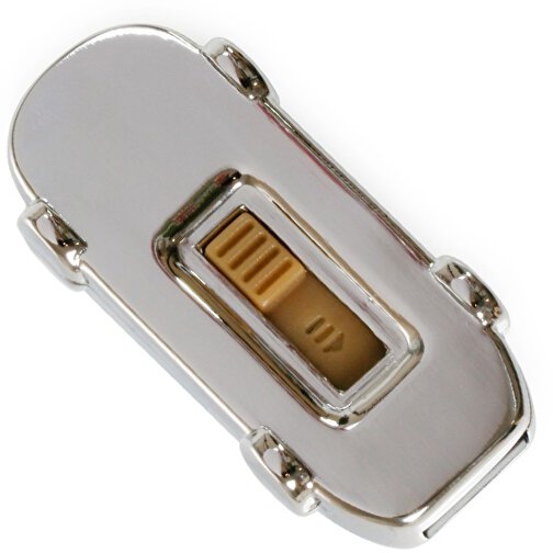 USB-Stick CAR 4GB , Promo Effects MB , silber MB , 4 GB , Zinklegierung MB , 3 - 10 MB/s MB , 5,50cm x 1,70cm x 2,70cm (Länge x Höhe x Breite), Bild 3
