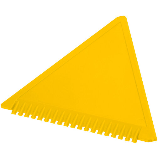 Eiskratzer 'Lambda' , gelb, PS, 11,40cm x 0,30cm x 10,10cm (Länge x Höhe x Breite), Bild 1