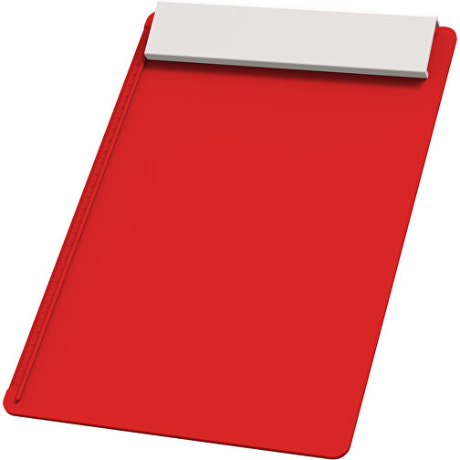 Klemmbrett DIN A4 'Alpha II' , rot, weiß, PS, 34,20cm x 2,10cm x 23,20cm (Länge x Höhe x Breite), Bild 1
