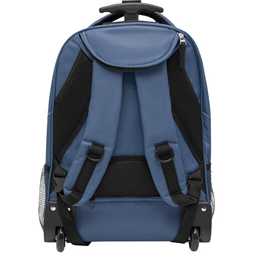 Trolley-Rucksack TRAILER , blau, 600D Polyester, 34,00cm x 28,00cm x 52,00cm (Länge x Höhe x Breite), Bild 4