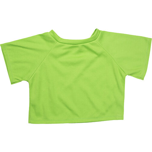 Mini-T-Shirt , hellgrün, 100% Polyester, 20,00cm x 0,50cm x 32,00cm (Länge x Höhe x Breite), Bild 1