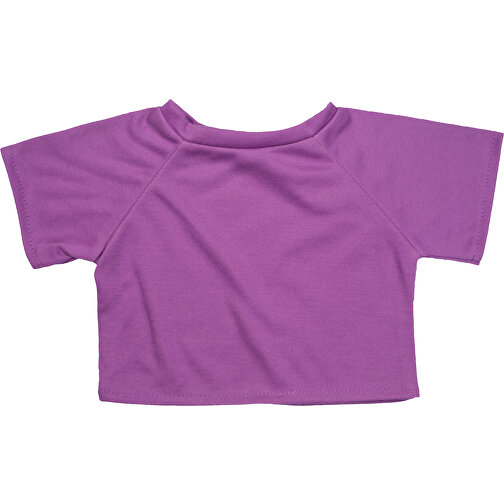 Mini-T-Shirt , lila, 100% Polyester, 20,00cm x 0,50cm x 32,00cm (Länge x Höhe x Breite), Bild 1