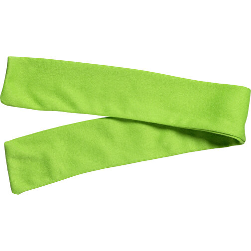 Schal , hellgrün, 100% Polyester, 46,00cm x 0,30cm x 5,00cm (Länge x Höhe x Breite), Bild 1
