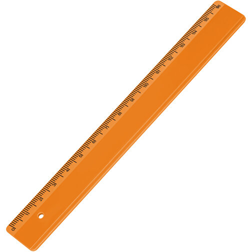 Lineal 16 Cm , orange, PS, 17,00cm x 0,20cm x 2,20cm (Länge x Höhe x Breite), Bild 1