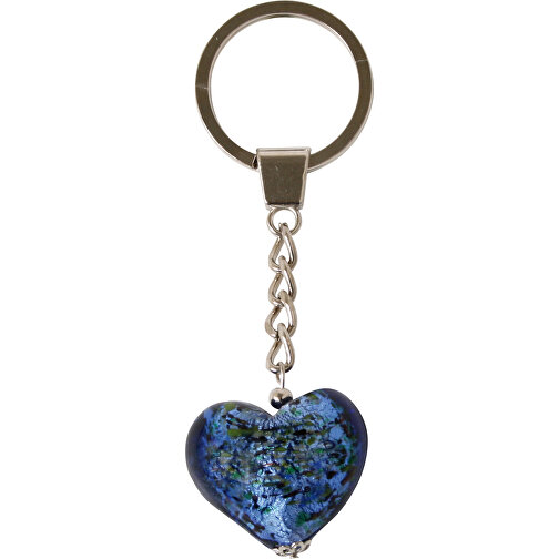 Szklany brelok do kluczy z sercem, rózne, Obraz 1