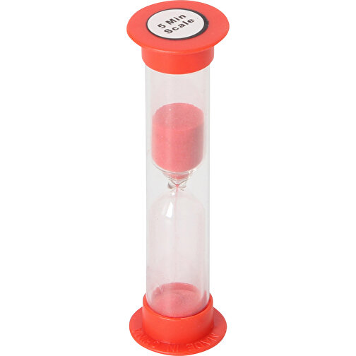 5 minutos - Reloj de arena en tubo de plástico, Imagen 1