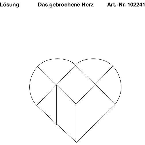 Das Gebrochene Herz , , 6,50cm x 1,30cm x 5,00cm (Länge x Höhe x Breite), Bild 4