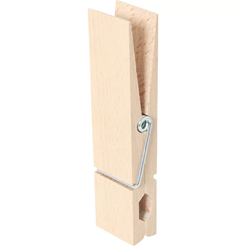 Pince en bois 150 mm naturel, Image 1