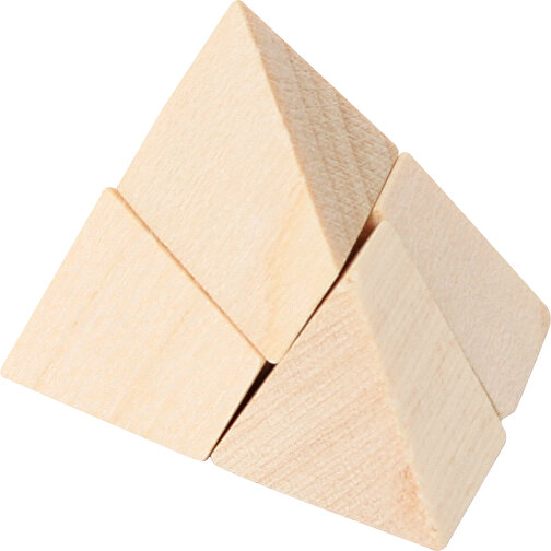 Die Zersägte Pyramide , , 6,50cm x 1,30cm x 5,00cm (Länge x Höhe x Breite), Bild 2