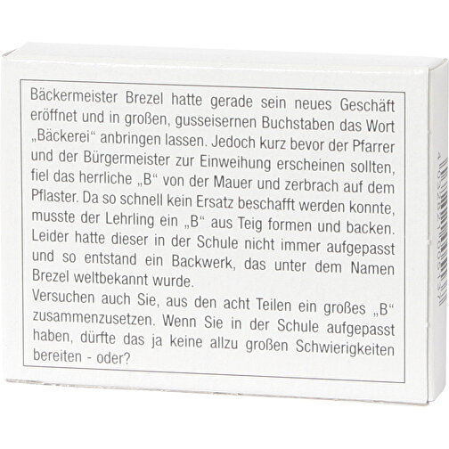 Das Brezen-Puzzle , , 6,50cm x 1,30cm x 5,00cm (Länge x Höhe x Breite), Bild 3