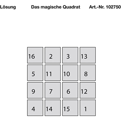 Das Magische Quadrat , , 6,50cm x 1,30cm x 5,00cm (Länge x Höhe x Breite), Bild 4