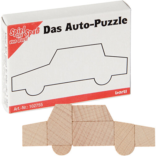 Das Auto-Puzzle , , 6,50cm x 1,30cm x 5,00cm (Länge x Höhe x Breite), Bild 1