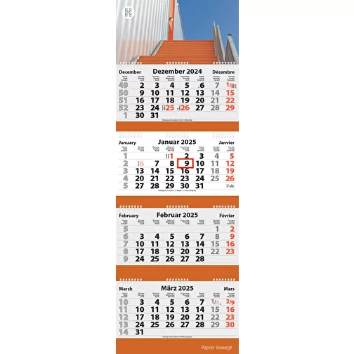 Calendrier pliant 4 mois 'Quatrus-Deluxe Ring-Wire', Image 1
