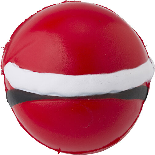 Anti-Stress-Ball Harris , rot, Plastik, PU, PU Foam, , Bild 2