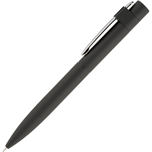 Kugelschreiber ONYX K-II , Promo Effects, schwarz, Metall gummiert, 13,80cm (Länge), Bild 3