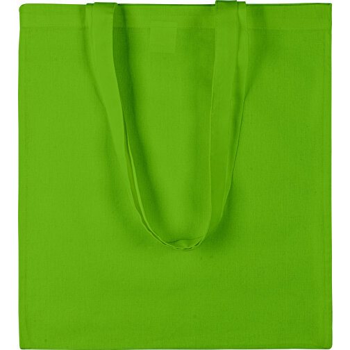 Baumwolltasche Farbig , hell grün, Baumwolle, 39,00cm x 41,00cm (Höhe x Breite), Bild 2