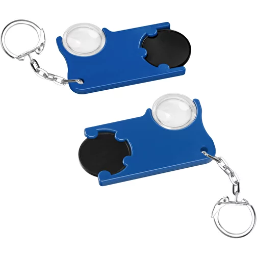 Porte-clés jeton1 € avec loupe, Image 1