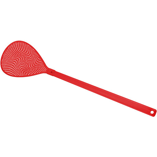 Fliegenklatsche 'Oval' , rot, rot, PE+PS, 43,30cm x 0,50cm x 10,20cm (Länge x Höhe x Breite), Bild 1