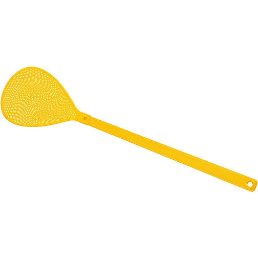Fliegenklatsche 'Oval' , gelb, gelb, PE+PS, 43,30cm x 0,50cm x 10,20cm (Länge x Höhe x Breite), Bild 1