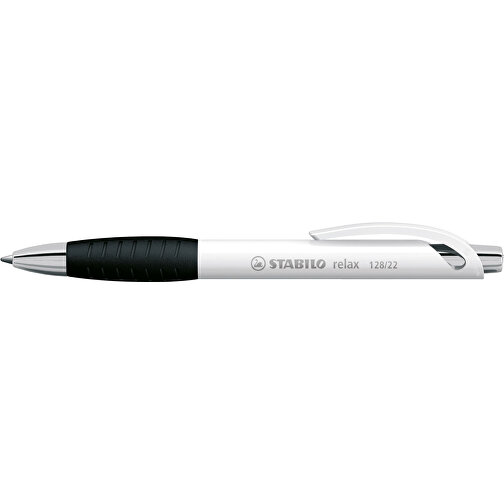 STABILO Relax Kugelschreiber , Stabilo, silber, Kunststoff, 14,60cm x 1,60cm x 1,30cm (Länge x Höhe x Breite), Bild 3