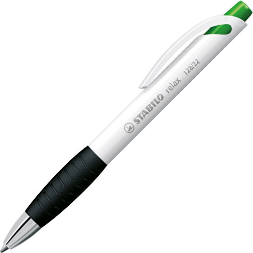 STABILO Relax Kugelschreiber , Stabilo, grün, Kunststoff, 14,60cm x 1,60cm x 1,30cm (Länge x Höhe x Breite), Bild 2