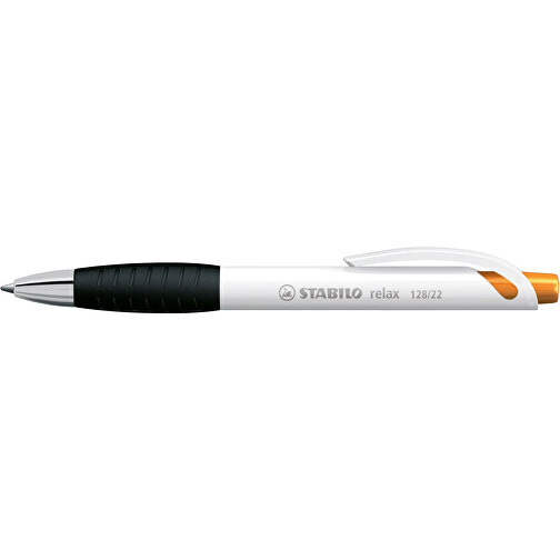 STABILO Relax Kugelschreiber , Stabilo, orange, Kunststoff, 14,60cm x 1,60cm x 1,30cm (Länge x Höhe x Breite), Bild 3