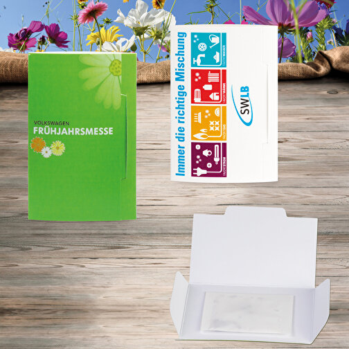 Flower-Card - Vergissmeinnicht , individuell, Saatgut, Papier, 5,50cm x 8,00cm (Länge x Breite), Bild 9