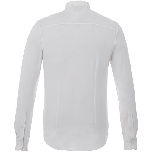 Bigelow Langarm Hemd , weiß, Double Pique Strick 95% Baumwolle, 5% Elastan, 200 g/m2, L, , Bild 11