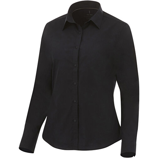Hamell Langärmlige Bluse , schwarz, Poplin-Gewebe 97% Baumwolle, 3% Elastan, 118 g/m2, XXL, , Bild 1