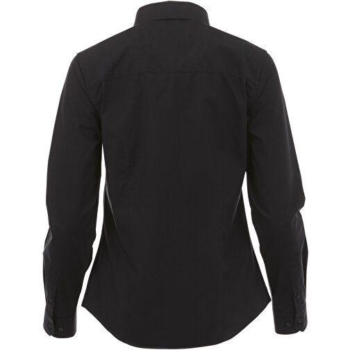 Hamell Langärmlige Bluse , schwarz, Poplin-Gewebe 97% Baumwolle, 3% Elastan, 118 g/m2, L, , Bild 3