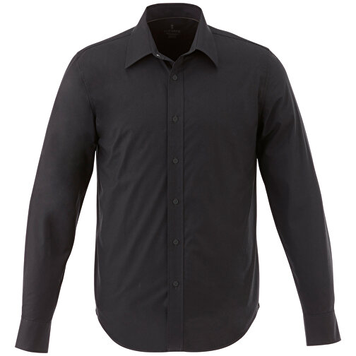 Hamell Langärmliges Hemd , schwarz, Poplin-Gewebe 97% Baumwolle, 3% Elastan, 118 g/m2, M, , Bild 13