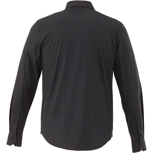 Hamell Langärmliges Hemd , schwarz, Poplin-Gewebe 97% Baumwolle, 3% Elastan, 118 g/m2, S, , Bild 3